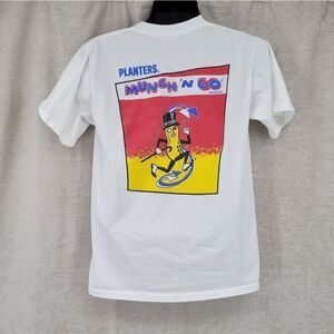 STADIUM Court Vintage Single Stitch Planters Peanuts T-shirt Tee Short Sleeve